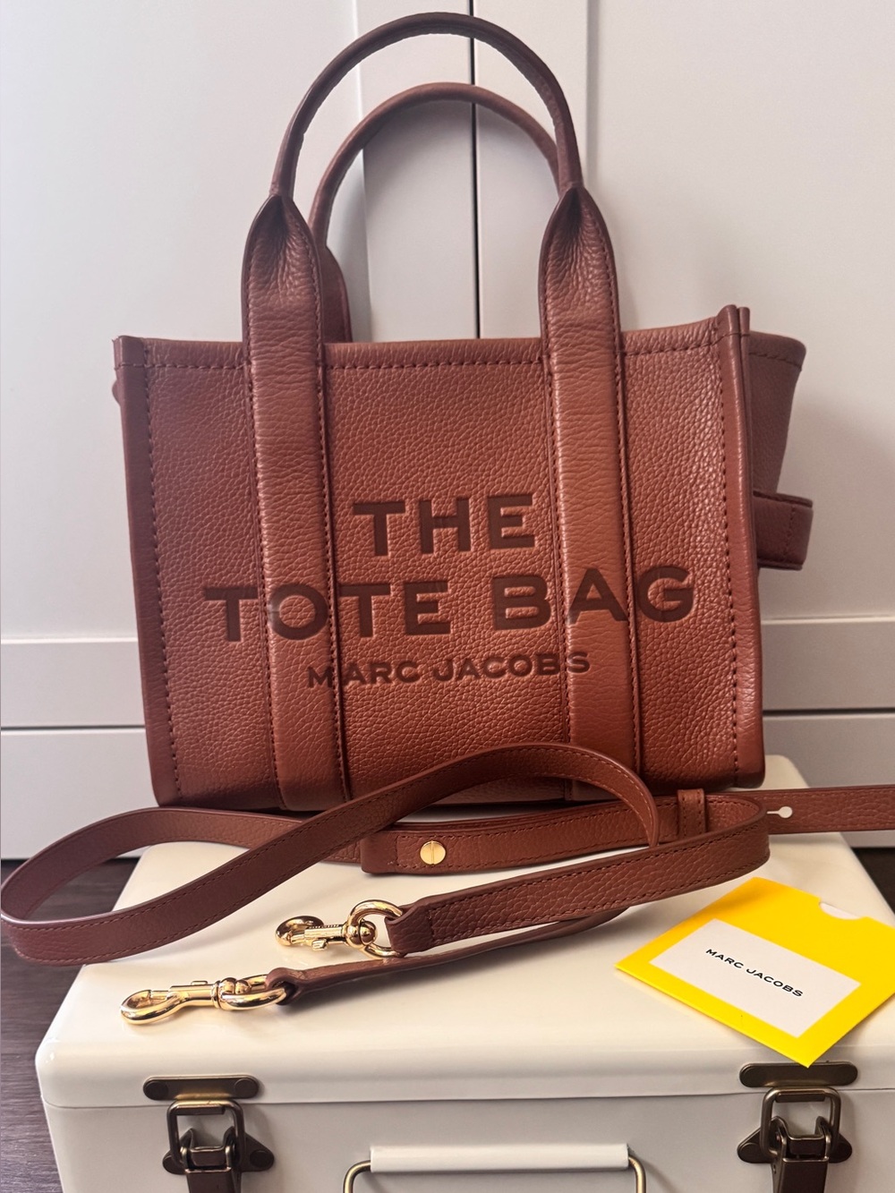 Marc Jacobs The Tote Bag Bag Color: Argan Oil with Gold Hardware- NWOT